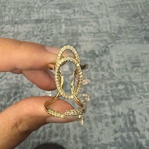 New Single Piece Nail Ring